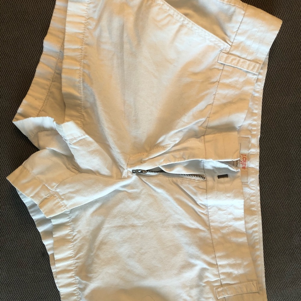 J.Crew Chino White Shorts
